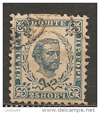 Timbres - Montenegro - 1898 - 25 H. - - Montenegro