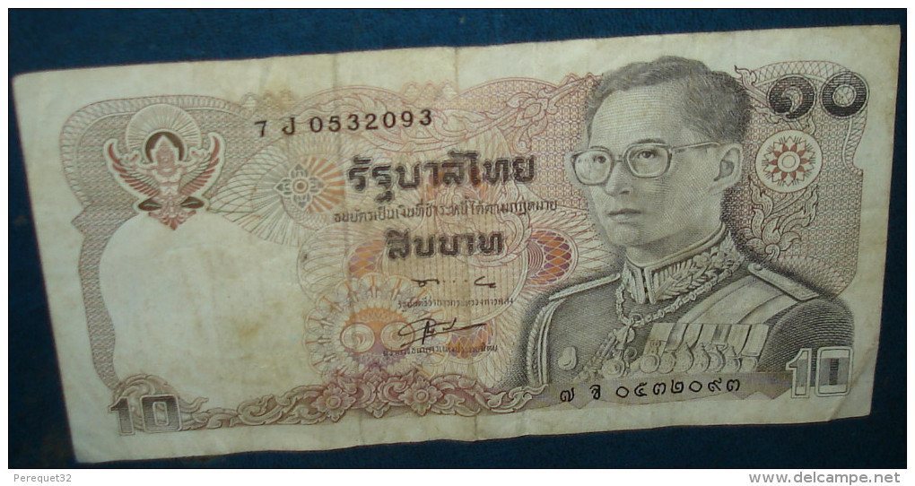 1 Billet De 10.Etat Corrct - Tailandia