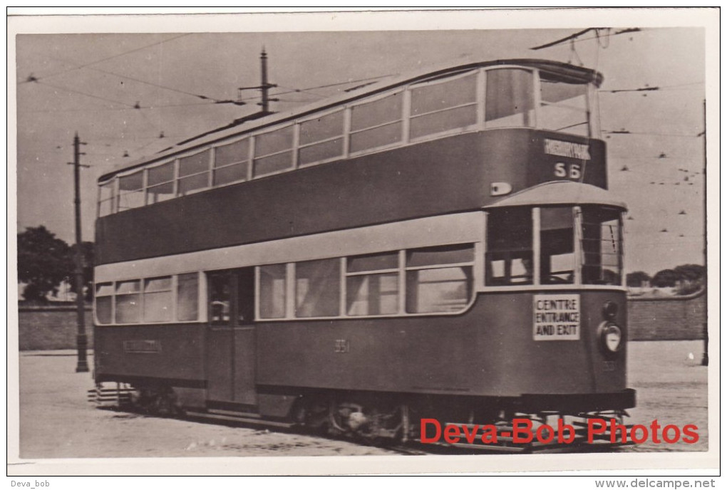 Tram Photo Metropolitan Electric Tramways Feltham Car 331 Tramcar London - Trains