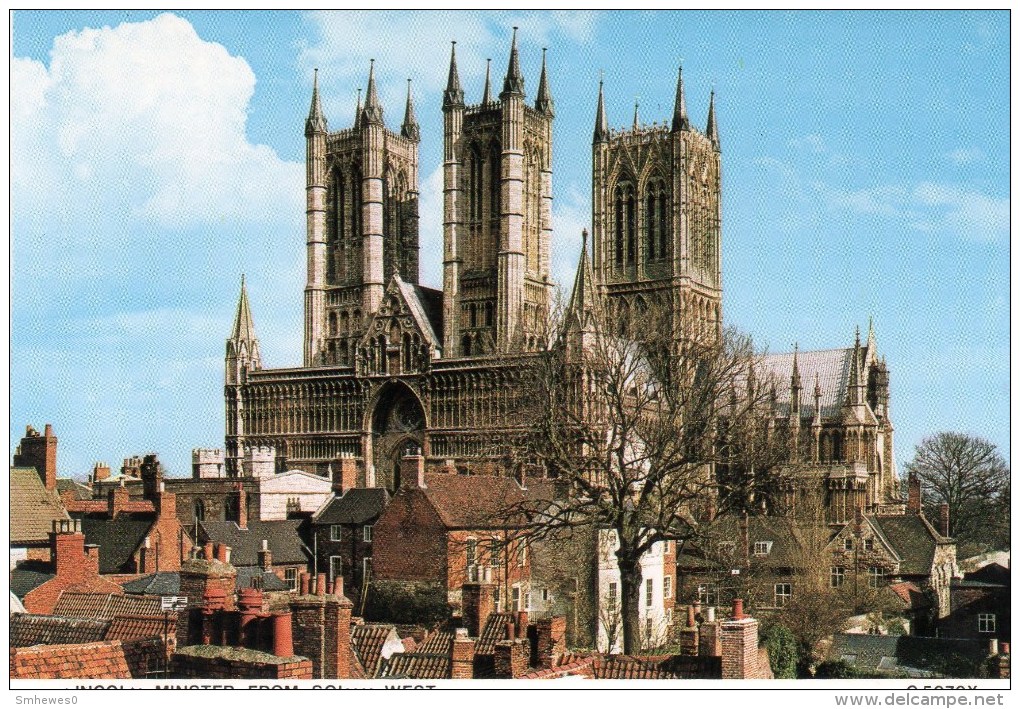 Postcard - Lincoln Cathedral, Lincolnshire. C5970X - Lincoln