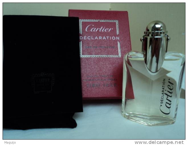 CARTIER " DECLARATION" MINI  VAPO EDT 12,5 MLSOUS  BLISTER  NOUVELLE PRESENTATION  VOIR & LIRE !!! - Miniatures Femmes (avec Boite)