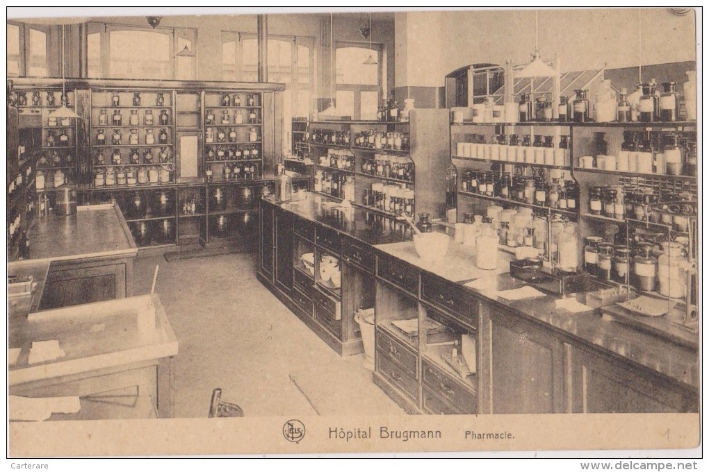 BELGIQUE,BELGIUM,BELGIE,BELGICA,santé,bruxellois,B RUXELLES,HOPITAL BRUGMANN,fondateur,pharma Cie,rare,hospice - Santé, Hôpitaux