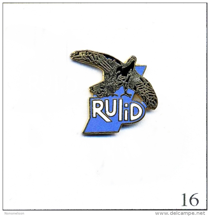 Pin´s Animaux - Oiseaux - Rapace Médicament Rulid. Non Est. EGF. T346-16A - Animali