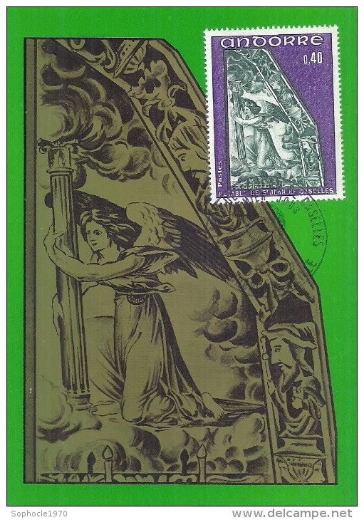 ANDORRE LA VIEILLE - 1970 - Retable De Saint Jean De Caselles - Cartes-Maximum (CM)