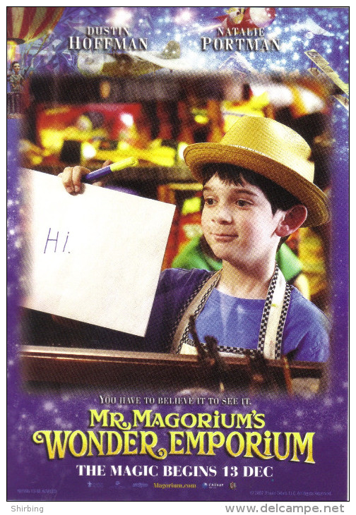 15J :  Movie Film Poster Postcard "Mr.Magorium´s Wonder Emporium" Dustin Hoffman No1 - Posters On Cards