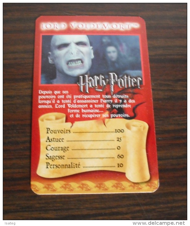 Carte Lord Voldemort - Harry Potter - Top Trump - Otros