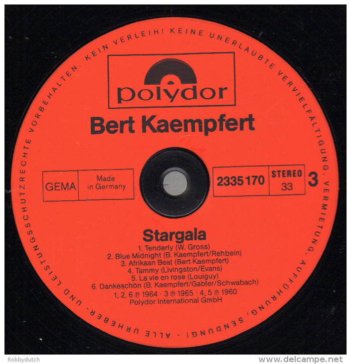 * 2LP *  BERT KAEMPFERT - STARGALA (Germany 1976 EX-!!!)