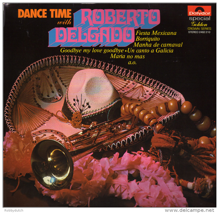 * LP *  DANCE TIME WITH ROBERTO DELGADO (Belgium EX!!!) - Instrumentaal