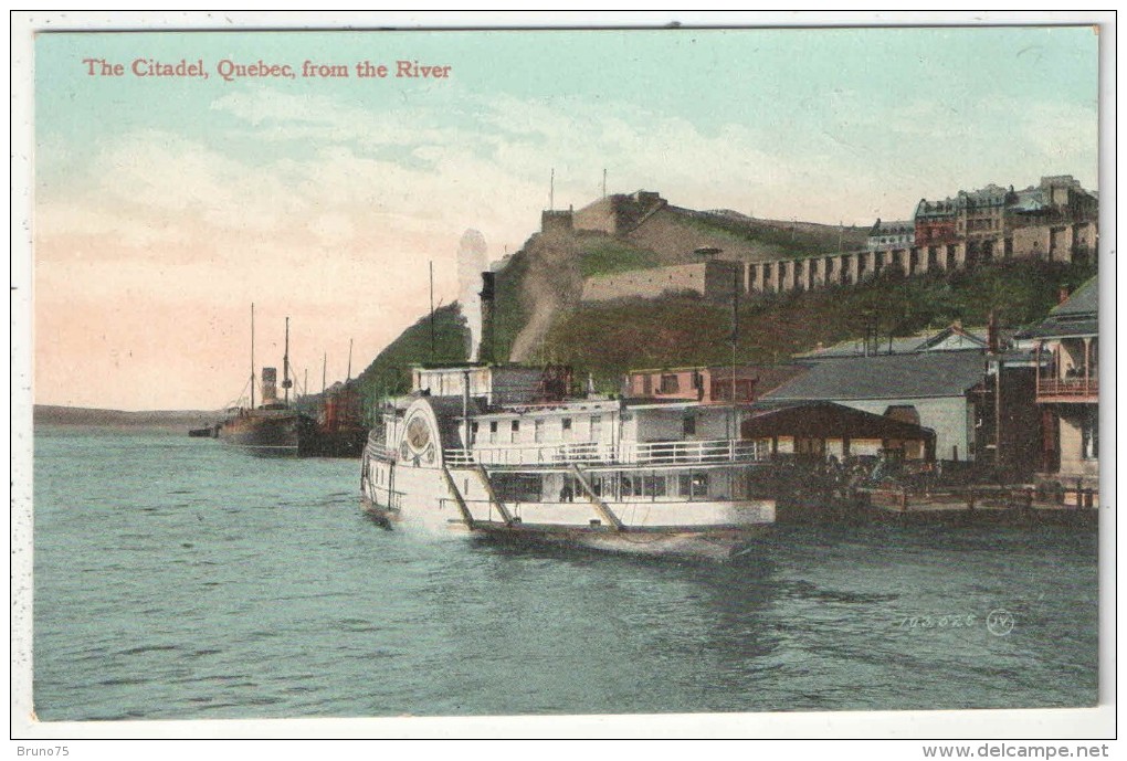 The Citadel, Quebec, From The River - Québec - La Citadelle