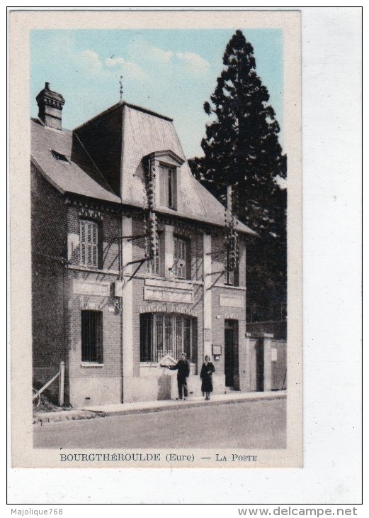 Cpa De Bourgtheroulde   - Eure   - La Poste - Bourgtheroulde