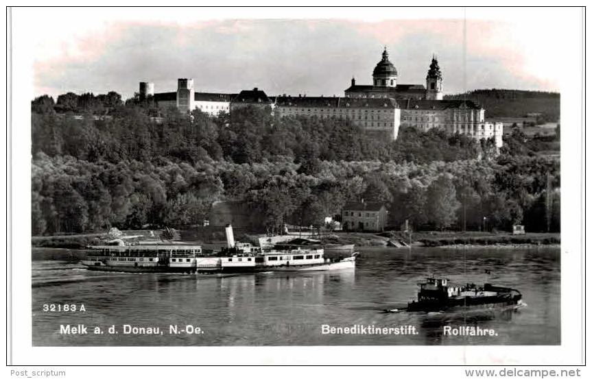 Autriche - Melk An Der Donau - Benediktinerstift - Rollfähre - Bateau - Melk