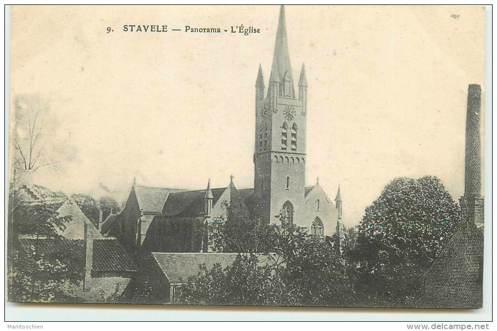 BELGIQUE ALVERINGEM STAVELE EGLISE - Alveringem