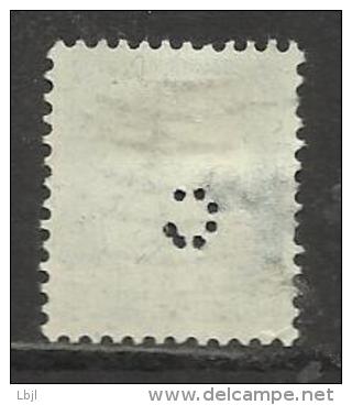 HELVETIA , SUISSE , 40 C , Perforé Perfin : " C " , 1917 - 1922 , N° Y&T 164 - Perforadas