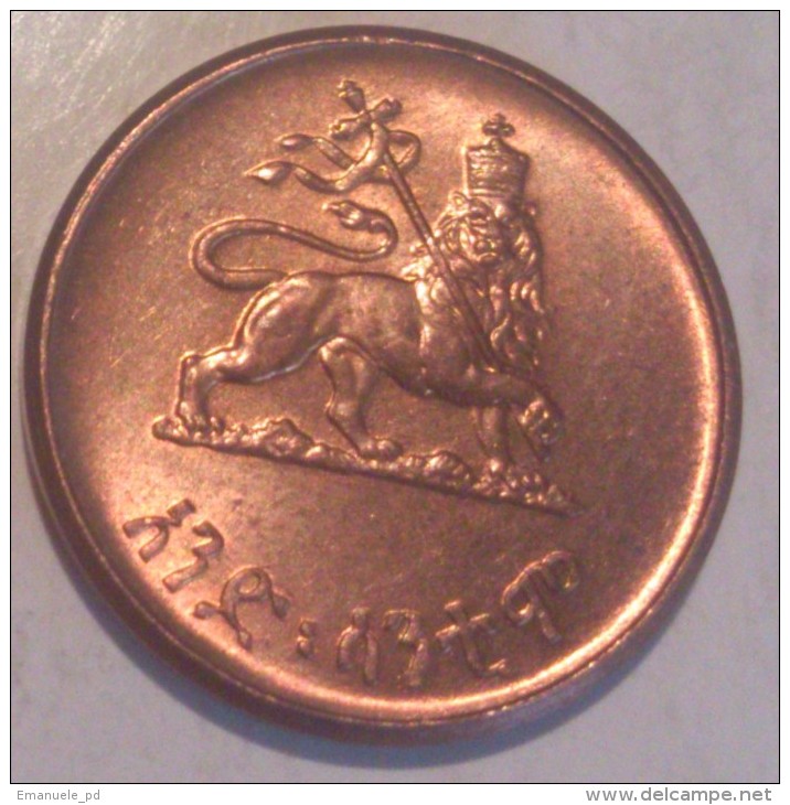 Ethiopia 1 Cent EE1936 AUNC - Etiopia