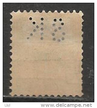 HELVETIA , SUISSE , 30 C , Perforé Perfin : " SK " , 1924 - 1927 , N° Y&T 205 - Gezähnt (perforiert)