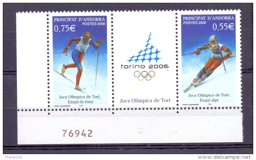 ANDORRA  STAMPS WINTER  OLYMPIC GAMES  TORINO 2006 -MNH-COMPLETE SET - Winter 2006: Torino