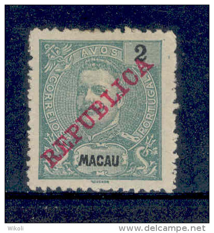 ! ! Macau - 1911 D. Carlos 2 A - Af. 151 - NGAI - Unused Stamps
