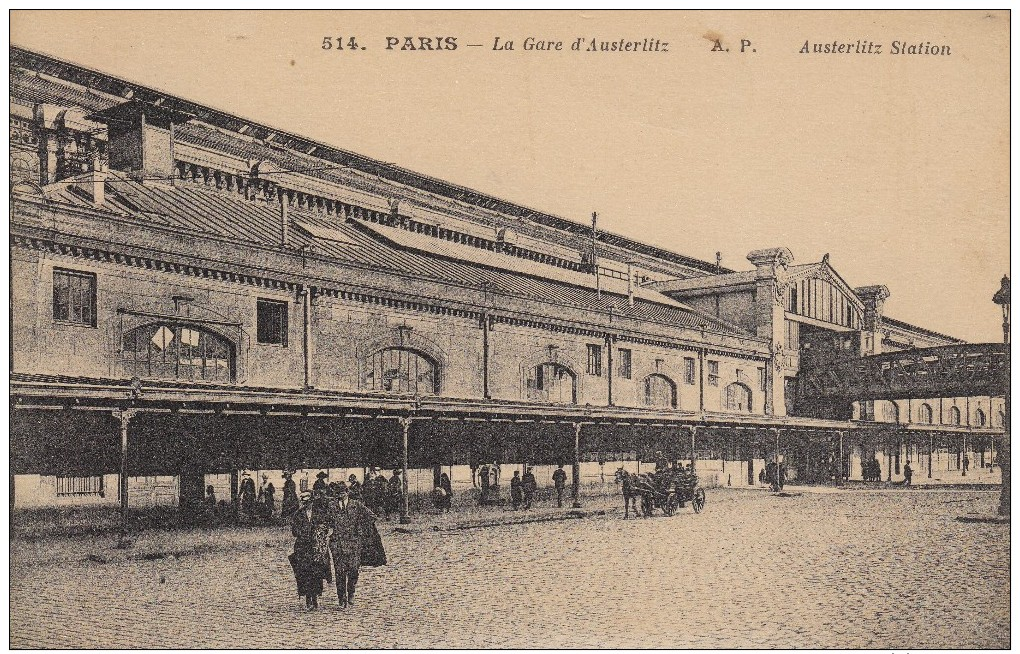 75 PARIS La Gare D'Austerlitz - Métro Parisien, Gares