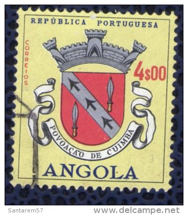 Angola 1963 Oblitéré Used Blason De La Povoação De Cuimba Village - Angola