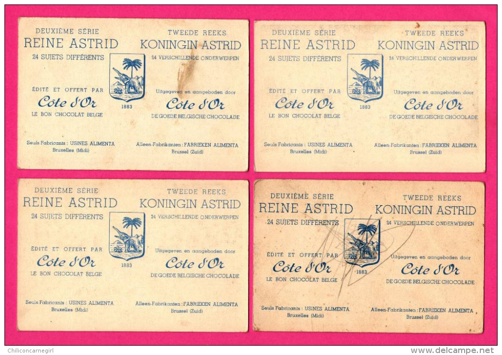 19 Chromos CÔTE D'OR - La Reine Astrid 1935 - Polyclinique - Noordwyck - Exposition - Institut Dentaire