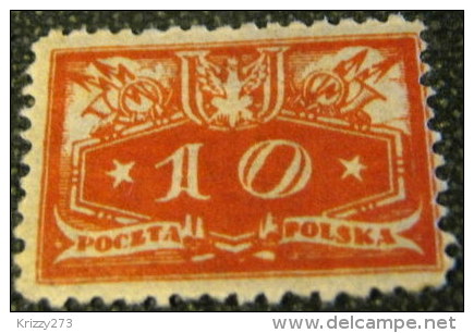 Poland 1920 Official 10f - Mint - Service