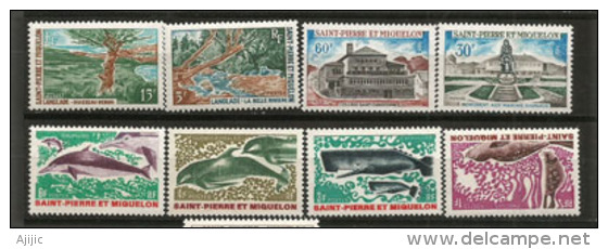 Année 1969 (animaux Marins  391/94. Paysages De Langlade,etc).  8 T-p Neufs **   Côte  65,00 € - Unused Stamps