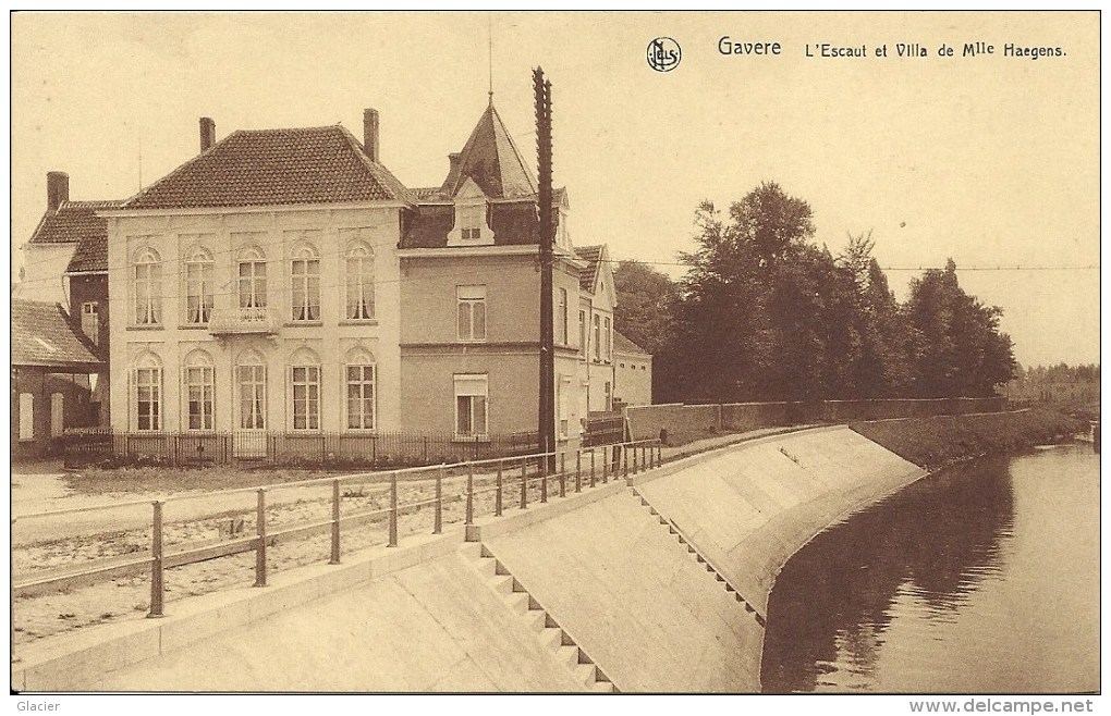 GAVERE - L' Escaut Et Villa De Mlle Haegens - Gavere