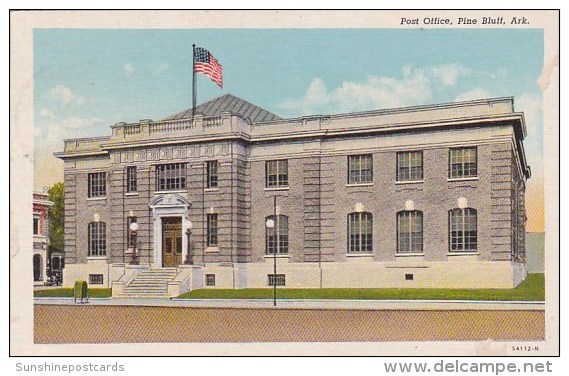 Post Office Pine Bluff Arkansas 1943 - Pine Bluff