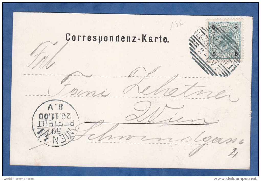 CPA De 1900 - Gruss Aus PERNITZ - L.N.O Kunst Verlags Unstalt H. Kölz , Wien - Cachet De Leobersdorf - Pernitz