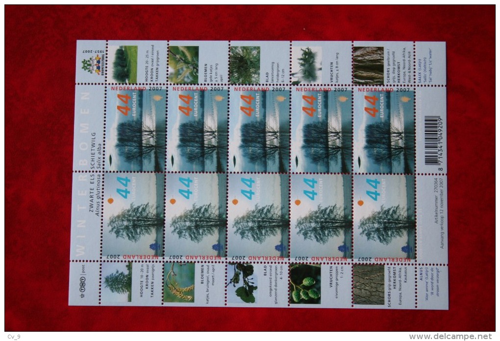 VEL / KLEINBOGEN; WinterBomen Tree  V2528-2529 2528-2529 2007 POSTFRIS / MNH ** NEDERLAND / NIEDERLANDE / NETHERLANDS - Blocchi