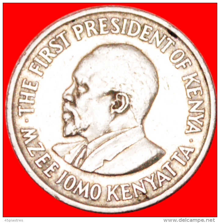 * 2 SOLD WITH LEGEND  KENYA 50 CENTS 1969! LOW STARTNO RESERVE! - Kenia