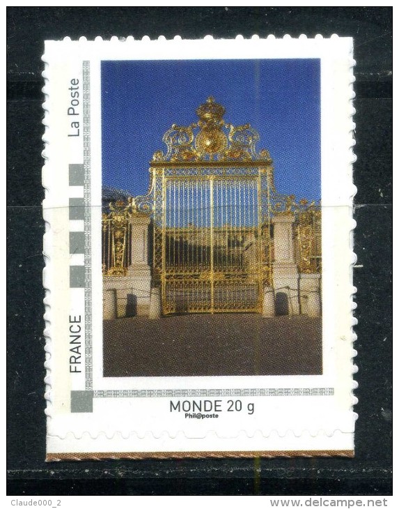 Chateau De Versailles .  Adhésif Neuf ** . Collector " LE CHATEAU DE VERSAILLES "  Monde 2014 - Collectors