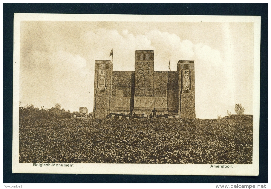 NETHERLANDS  -  Amersfoort  Belgisch Monument  Unused Vintage Postcard As Scan - Amersfoort