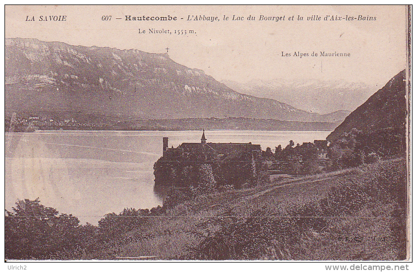 CPA Hautecombe - L'Abbaye, Le Lac Du Bourget Et La Ville D'Aix-les-Bains (13612) - Ruffieux