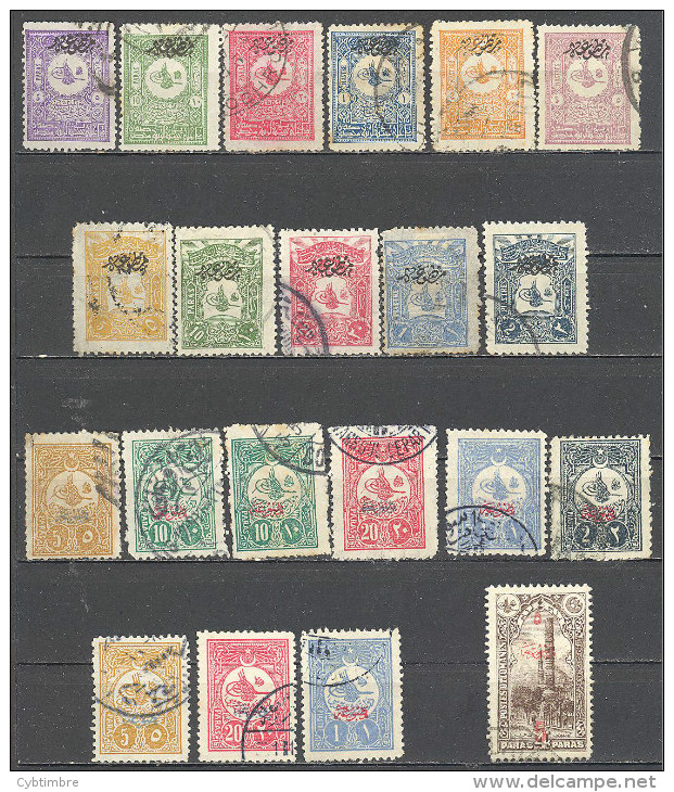 Turquie: Yvert Timbres Pour Journeaux N°23/47°;  21 Valeurs; Voir Scan - Timbres Pour Journaux