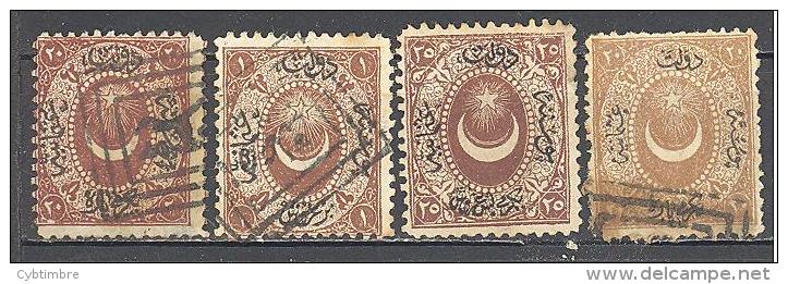 Turquie: Yvert Timbres Taxe N°5/9 + 9 + 10°; Voir Scan - Portomarken