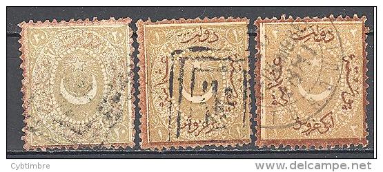 Turquie: Yvert Timbres Taxe N°15/7°; Voir Scan - Timbres-taxe