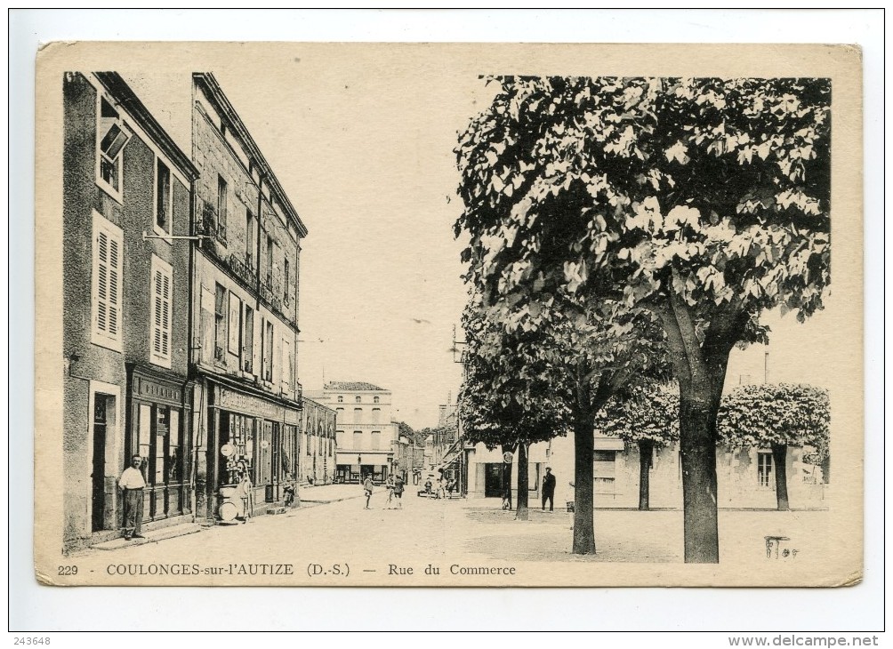 Coulonges Sur L'Autize Rue Du Commerce - Coulonges-sur-l'Autize