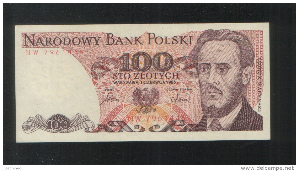 POLAND 100 Zloty 1986 - Polen