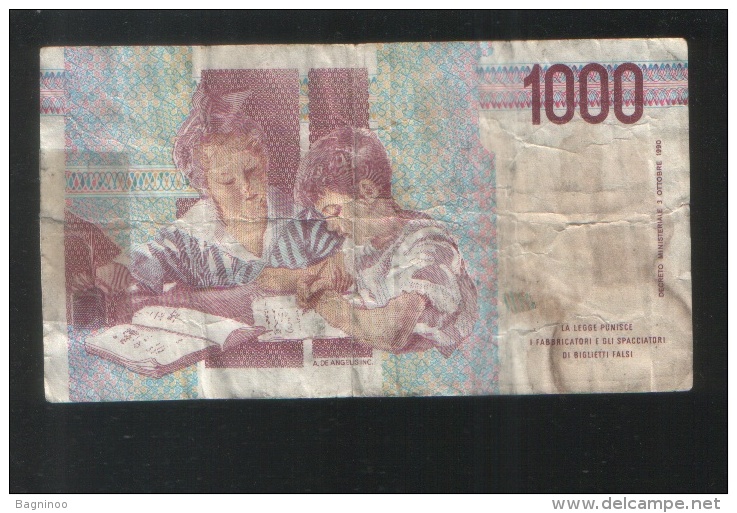 ITALIA 1000 Lire 1990 - 1000 Lire