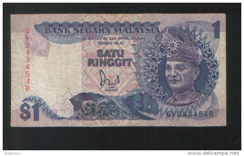 MALAYSIA 1 Dollar Ringgit 1986 - Malesia