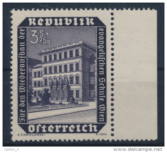 **Österreich Austria 1953 ANK 1002 Mi 993 (1) Lutheran School MNH - Ungebraucht