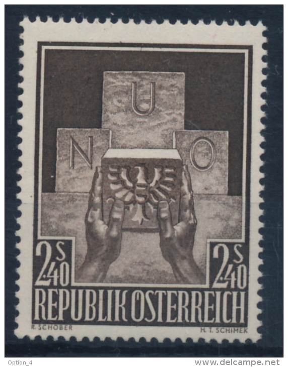 **Österreich Austria 1956 ANK 1034 Mi 1025 (1) UNO Vereinte Nationen MNH - Ungebraucht