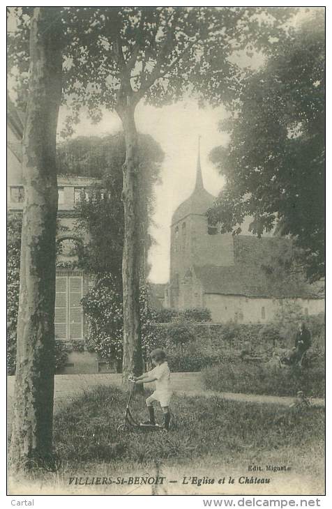 89 - VILLIERS-St-BENOIT - L'Eglise Et Le Château - Sonstige & Ohne Zuordnung