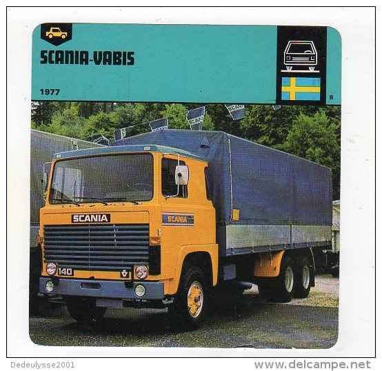 Avr15    68793    Fiche Camion  SCANIA VABIS - Camions & Poids Lourds