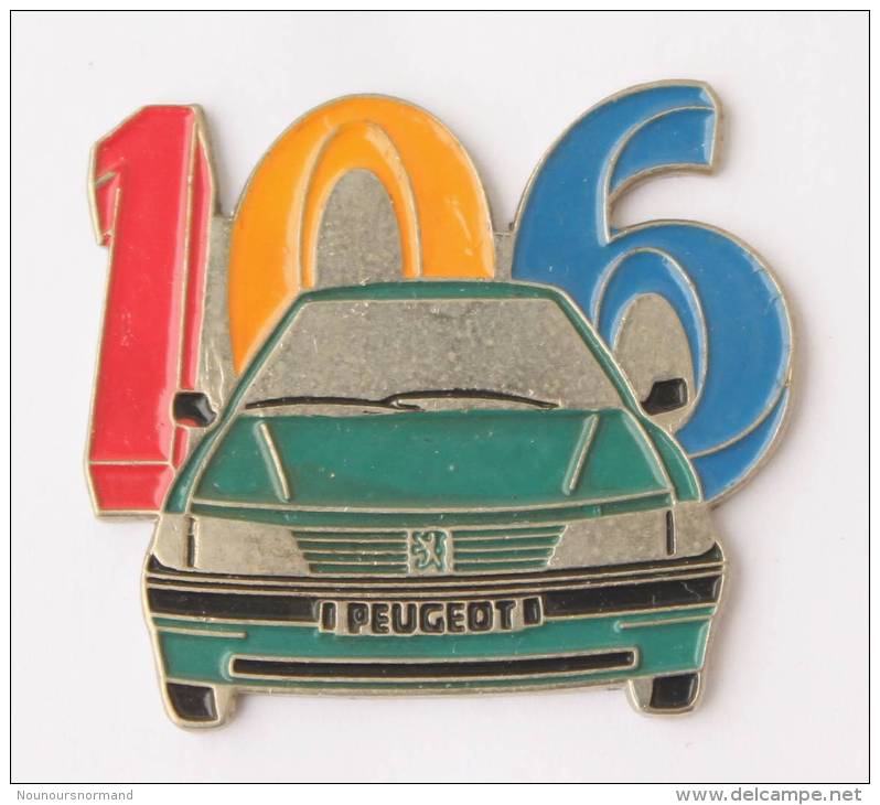 Pin's PEUGEOT 106 - La Voiture - Grand Modèle - Pins Up -  E066 - Peugeot