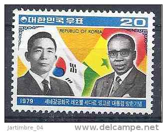 1979 COREE SUD 1023** Visite Président Senghor - Korea, South