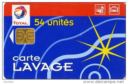 @+ Carte De Lavage TOTAL - ETOILE - 54 UNITES - SA1. - Colada De Coche