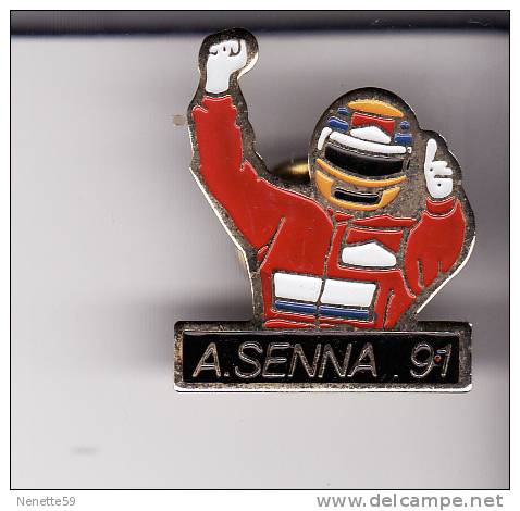 Pin´s Ayrton SENNA 1991 - Car Racing - F1