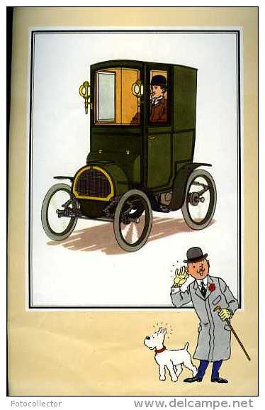 Tintin Voir Et Savoir Automobile : Renault Conduite Intérieure 1899 Par Hergé - Cars
